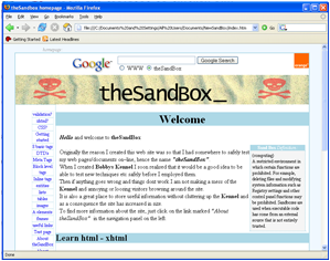Screenshot of the Mozilla Firefox browser